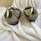 Proxy Metallic Floral Leather Slip-On Flats Silver Gold Women's Size 10 M — photo 5