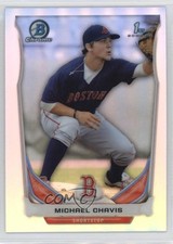 2014 Bowman Draft Chrome Refractor Michael Chavis #CDP22 0a4r