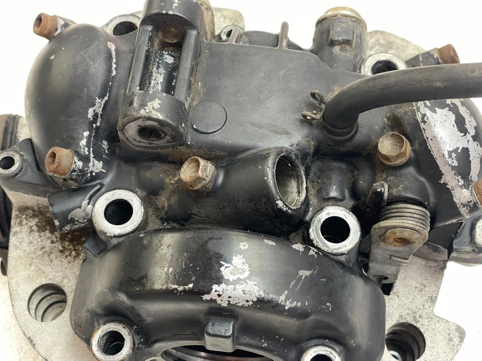1976 Yamaha XT500 Cylinder Head with Rocker Box XT xt 500 TT - Image 3 of 4