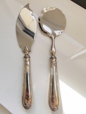 BRILLANT couverts de service à glace  métal blanc Ruban Croisé 