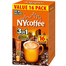 NYCoffee 3-in-1 Salted Caramel Coffee Mix - 5 Pack