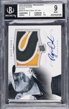 2012 NAT TREASURES RR - BLACK (RPA) - BECKETT AUTO 10 #204 RYAN COOK BGS 9