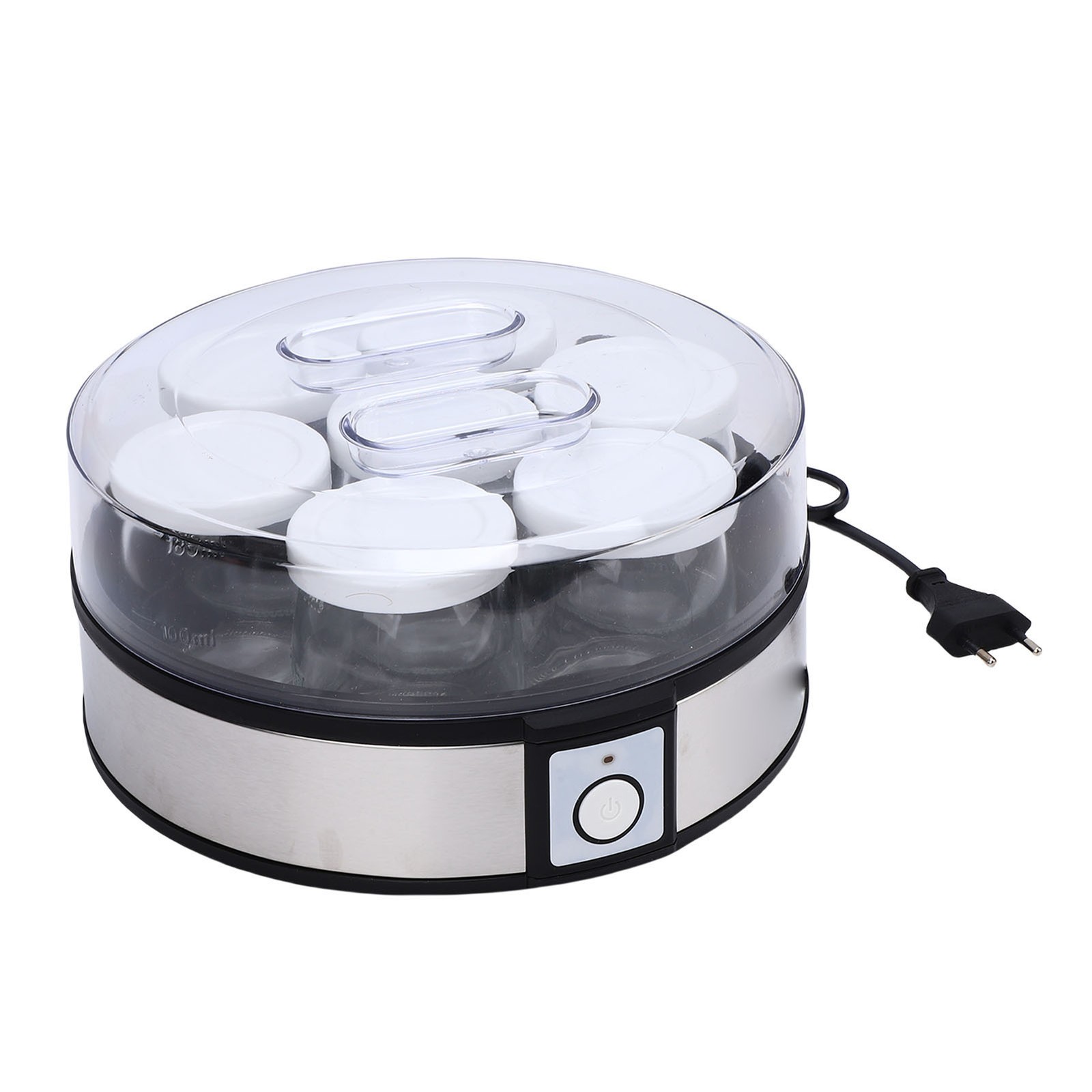 20W Stainless Steel Electric Yogurt Maker Portable Homemade Yogurt Machine For