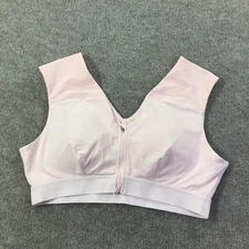 Tommie Copper Sports Bra Womens 3XL Front Zip Shoulder Support Activewear Gym