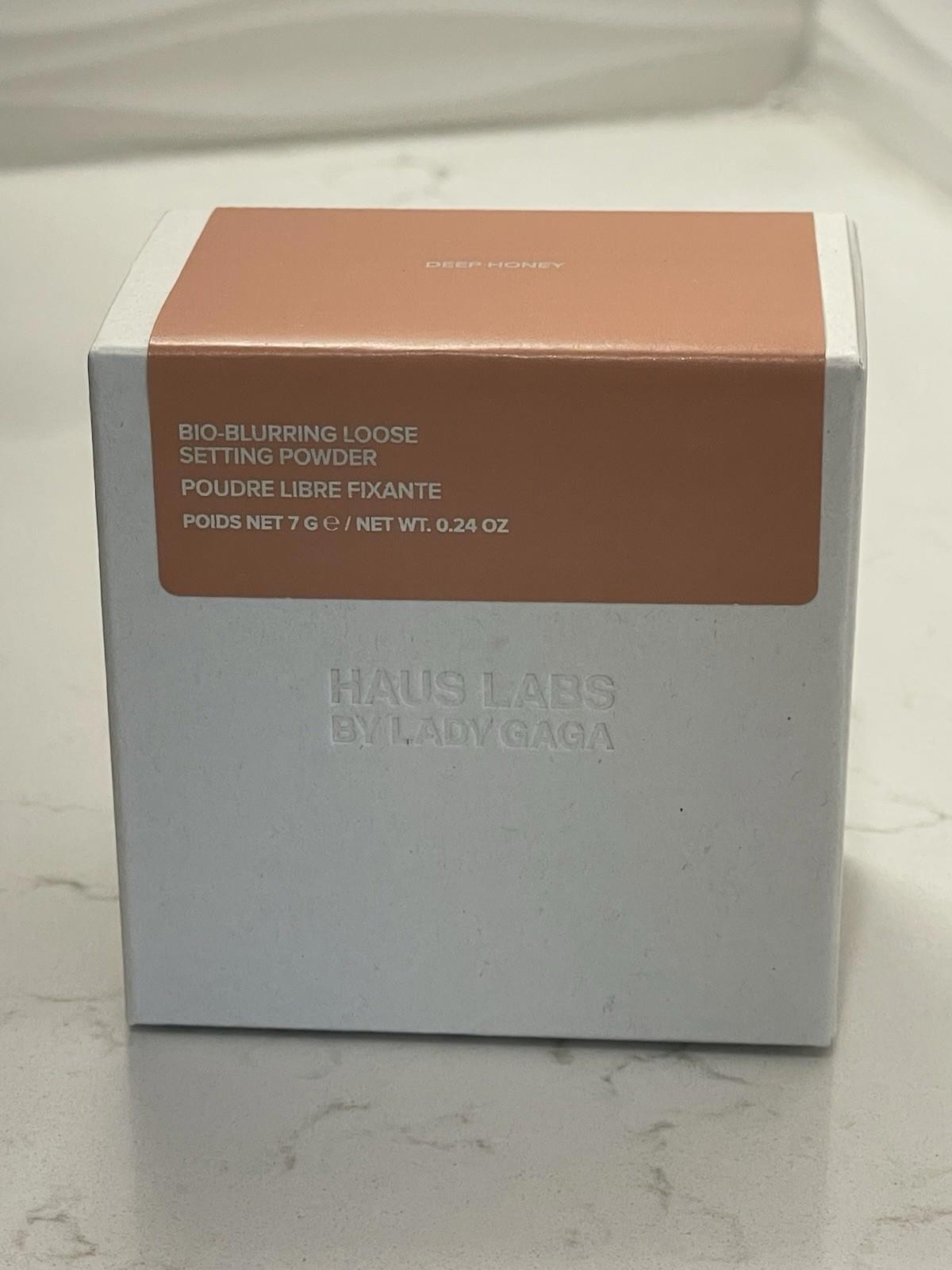 HAUS LABS by Lady Gaga Bio-Blurring Loose Setting Powder, 0.24oz  DEEP HONEY 