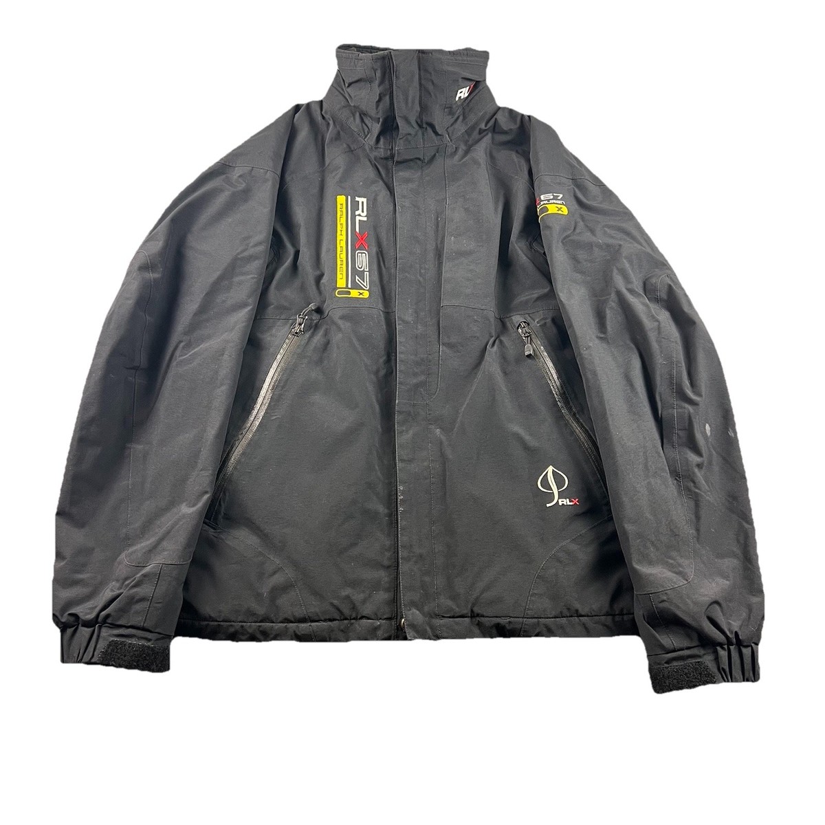 メンズウェア @Eleanor 1967 RLX Ralph Lauren RLX 67 Jacket Mens Medium Black PRIMALOFT Ski Snow