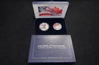 2019 Pride of Two Nations Silver Eagle Maple Leaf 2-Coin Set OGP Limited Edition