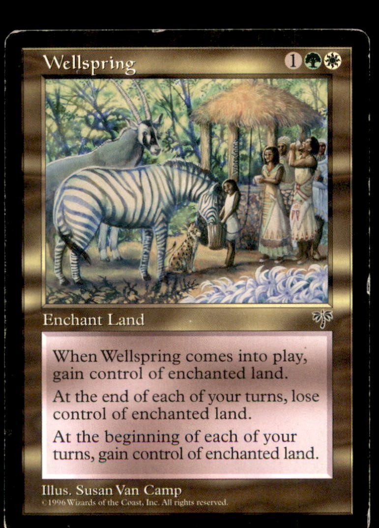 Wellspring LP Light Play Mirage MTG [6018]