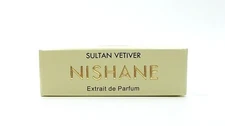Sultan Vetiver Nishane perfume extrait spray boxed vials 2 ml .07 fl oz