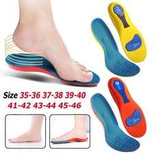 1 Pair Norelie Insoles Shock Absorption Plantar Fasciitis Orthotic Insole Anti O