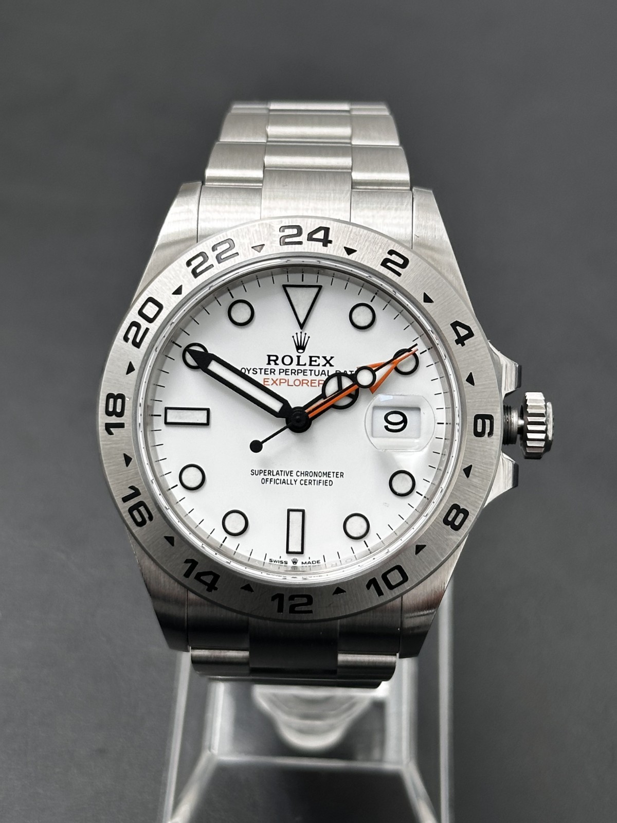 Rolex Explorer 2 - 226570 - Polar White Dial Men's Watch - 2022 Box and Papers