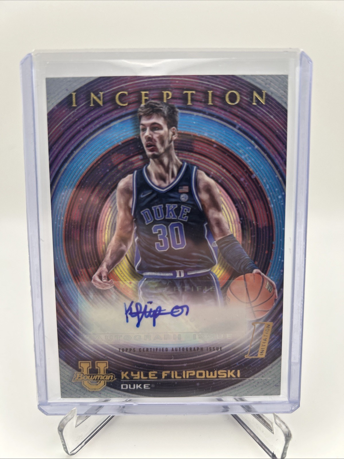 KYLE FILIPOWSKI 2022-23 Bowman U Inception 1st ROOKIE AUTO Duke, 32nd Pick JAZZ