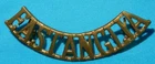 WW2 ERA EAST ANGLIA REGIMENT MILITARY SHOULDER TITLE BADGE COFFIN LUGS GENUINE