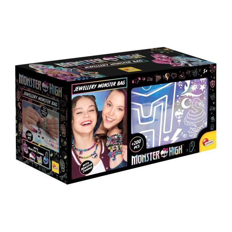 Pochette a bijoux scintillante Monster High LISCIANI : l'idée cadeau anniversaire idéale