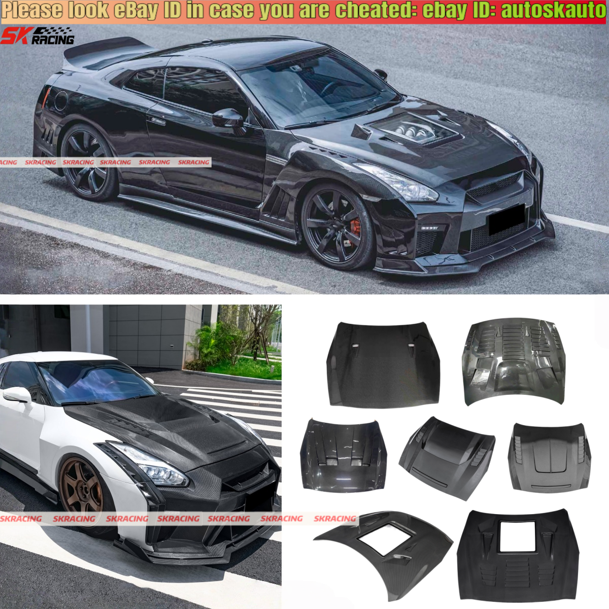 Fits Nissan GTR R35 2009-2024 Carbon Fiber Body Parts Various