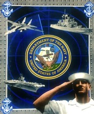 NUOVA COPERTA U.S. NAVY Patriotic Military America lancio pile 60”x50” SPEDIZIONE REGALO