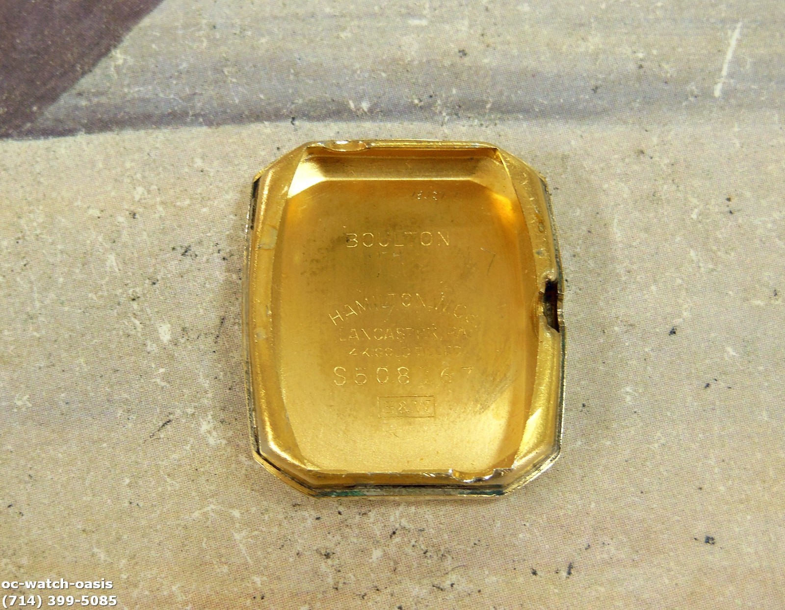 1950 Vintage HAMILTON BOULTON, Stunning SILVER Dial, Serviced & Warranty