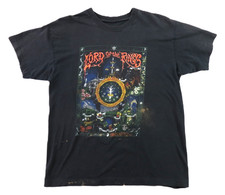 Vintage 70s 80s 90s L Black Lord Of The Rings Book Single Stitch T Shirt RARE