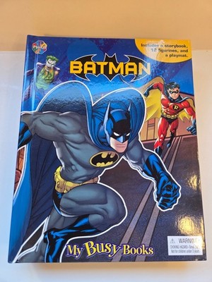 Batman My Busy Books Play Set w 12 Mini Figures & Play Mat - NEW | eBay
