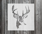 Deer Stencil, Durable Handmade Mylar Reusable Craft Painting Template, 024