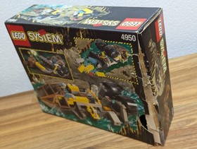 Lego 4950 Rock Raiders Loader Dozer Classic Vintage Box Original Box Instructions