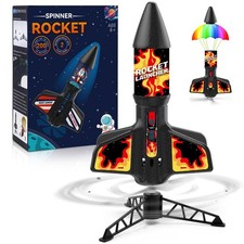 Eieymct Rocket Launcher for Kids - Self-Launching 200 ft Motorized Outdoor El...