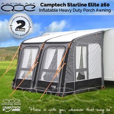 2026 Camptech Starline Elite 260 Air Inflatable Caravan Porch Awning