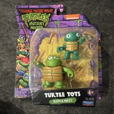 TMNT Mutant Mayhem TURTLE TOTS Raph & Mikey Teenage Mutant Ninja Turtles New