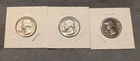 Washington Quarters 1943 1957 1961 Denver Mint Silver 25C Lot