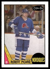 1987-88 O-Pee-Chee Robert Picard Quebec Nordiques #248