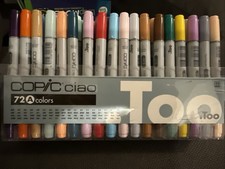 TOO Copic Ciao 72 Colors A Set Pens Markers Color Marker Tested