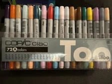 TOO Copic Ciao 72 Colors A Set Pens Markers Color Marker Tested