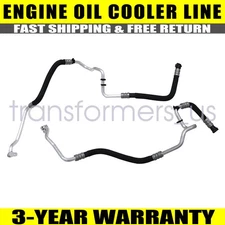 Engine Oil Cooler Line For BMW 550i 550i GT 650i 750i 17227589509 17227589510 US