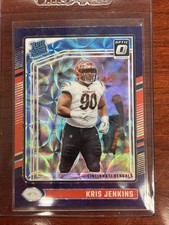 2024 Panini Donruss Optic - Rated Rookie Kris Jenkins  Purple Scope Prizm (RC)