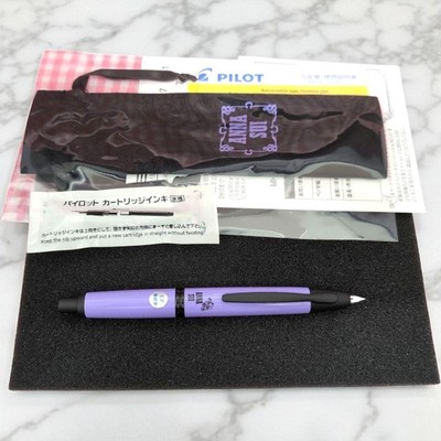 Pilot × ANNA SUI Capless 18K Fountain Pen F Nib Purple EF Nib Unused
