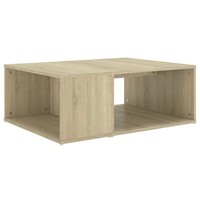 Tinkaro Couchtisch Sonoma-Eiche 90X67X33 Cm Spanplatte