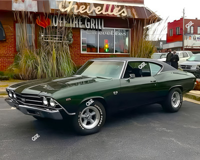1969 CHEVELLE SS 396 - 8''X10'' PHOTOGRAPH VIVID LUSTRE REPRINT WITH USPS TRACKING