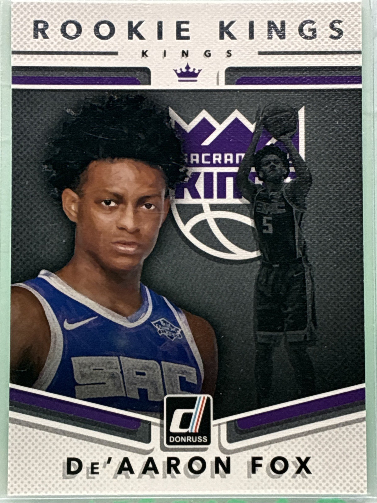 2017-18 Panini Donruss - Rookie Kings De'Aaron Fox #5 (RC)
