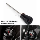Aluminum Oil Temperature Dipstick For Harley Softail FXFB FLHCS FXBBS 2018-2021