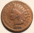 Indian Head Cent; 1878 circulated; strong date; nice reverse
