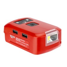 Battery Adapter for Craftsman V20 Li-ion Battery with Dual USB Work Light