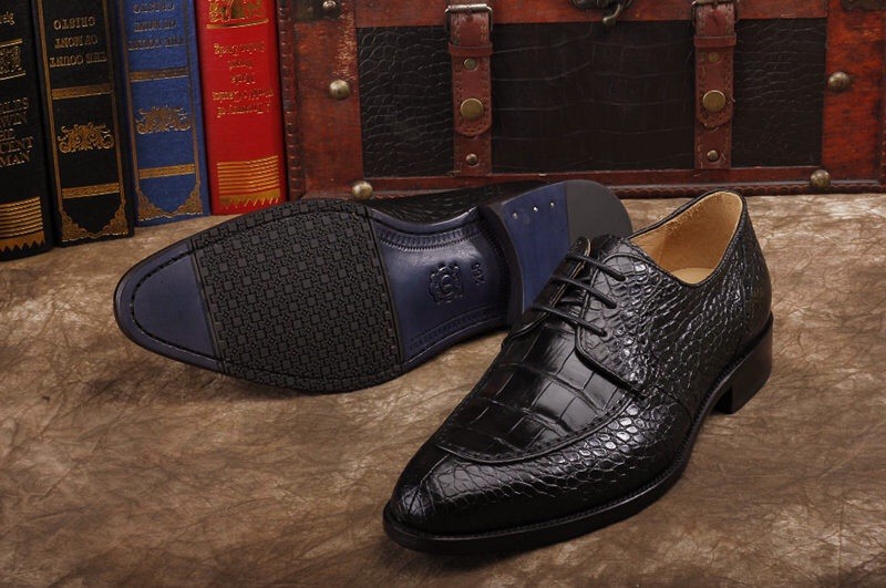 Mezlan Gables Genuine Crocodile Men's Shoes
