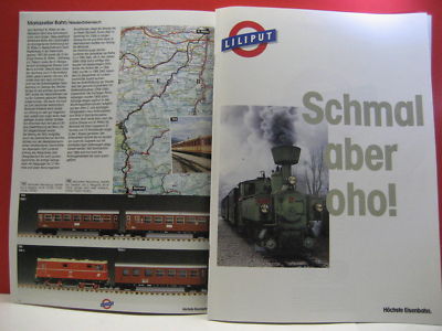 LILIPUT K1986 original LILIPUT H0e Katalog Zillertalbahn u.a. NEU