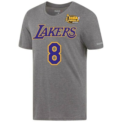 Lakers ユニフォーム シルバー 8 Reebok Lコービー　nba Kobe Bryant Reebok Los Angeles Lakers 2000 Finals Grey