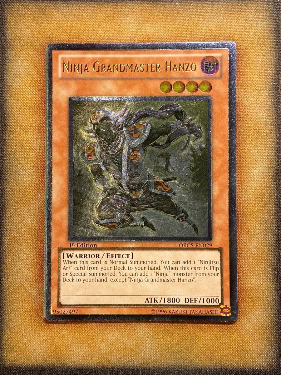 Yugioh Ninja Grandmaster Hanzo ORCS-EN029 Ultimate Rare 1st Ed LP