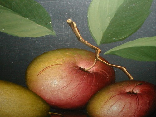 DAUESI Robert Sills Gallery FINE ART Painting Oil Canvas APPLES FRUIT Still Life - Picture 7 of 12
