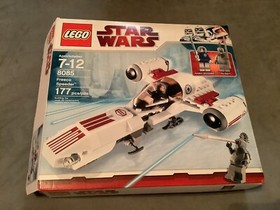 ** LEGO 8085 STAR WARS FREECO SPEEDER w Box, Manual & Minifigs Missing 2 Pieces