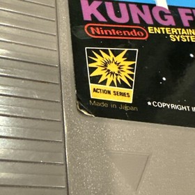 Nintendo NES Kung Fu loose cart /tested authentic 3 screw version gUC