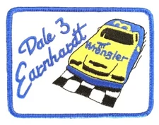 Vintage Style Nascar Racing Sew Iron Patch Dale Earnhardt Sr. Wrangler Cup Champ