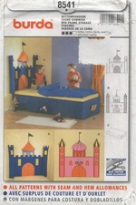  Burda Sewing Pattern 8541 Castle Bed Headboard Storage Boy or Girl Single Bed